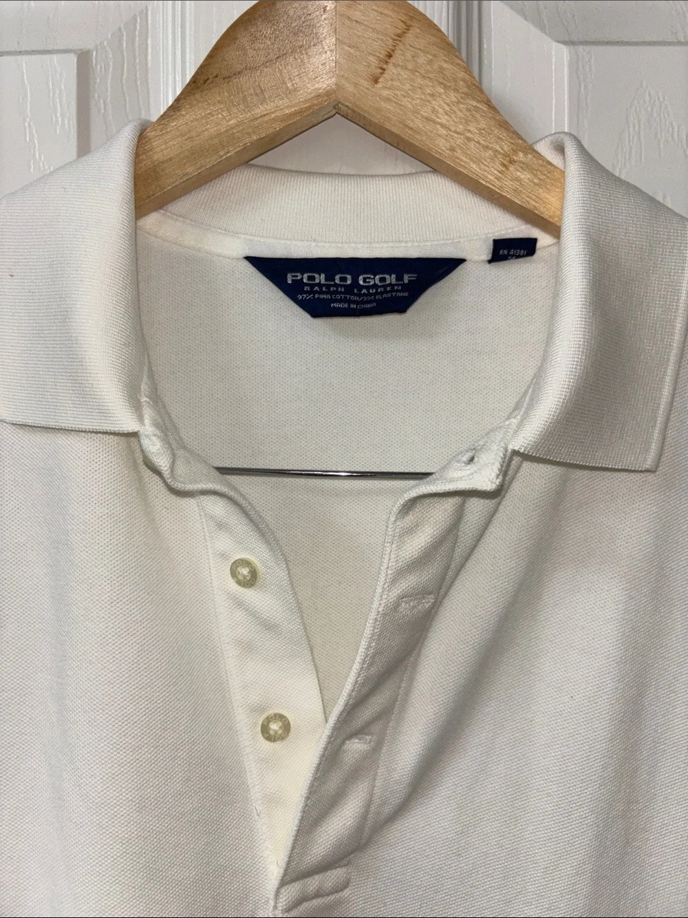 Polo Ralph Lauren Polo Golf White Short-Sleeve Polo size large like New